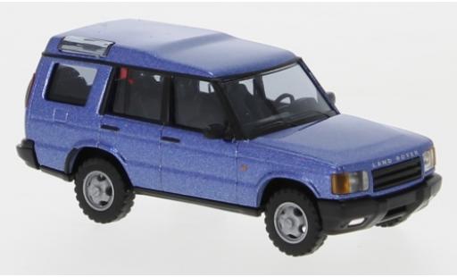 Modelauto Land Rover Discovery Base metallic blauw 1/87 Busch