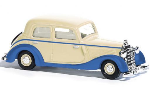 Modelauto Mercedes 170 Base V wit/blauw 1/87 Busch