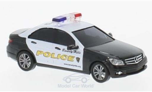 Modelauto Mercedes Classe C Base Beverly Hills Politie 2007 1/87 Busch