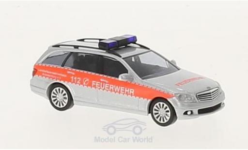 Modelauto Mercedes Classe C T-Modell Brandweer 2007 1/87 Busch