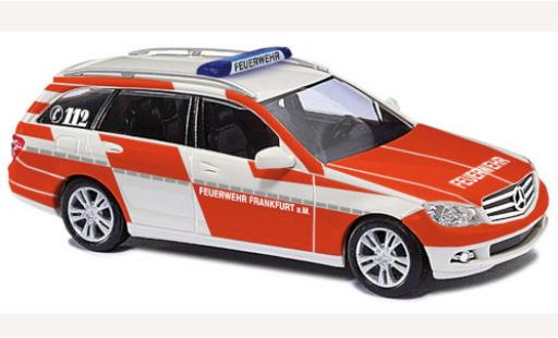 Modelauto Mercedes Classe C T-Modell Brandweer Frankfurt / Main 2006 1/87 Busch