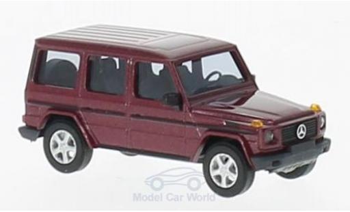 Modelauto Mercedes Classe G Base metallic rood 1990 1/87 Busch