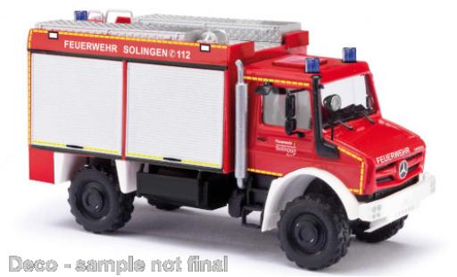 Modelauto Mercedes Unimog U300-U5023 U 5023 Brandweer Solingen 2014 1/87 Busch
