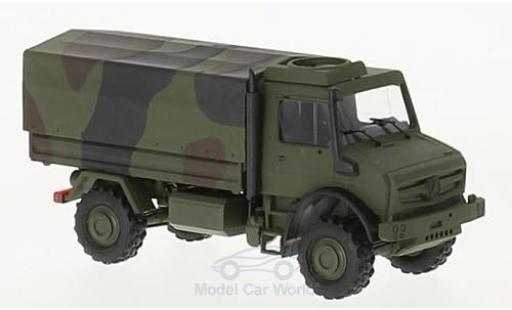 Modelauto Mercedes Unimog U300-U5023 U5023 2014 Milit&Atilde;&curren;r in Tarnfarbe 1/87 Busch