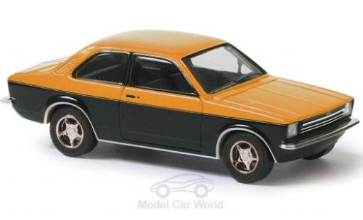 Modelauto Opel Kadett C Base C oranje/zwart 1977 1/87 Busch