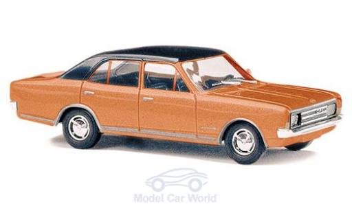 Modelauto Opel Rekord C koper/zwart 1966 1/87 Busch