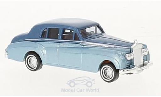 Modelauto Rolls Royce Silver Cloud Base metallic blauw/metallic blauw 1959 1/87 Busch