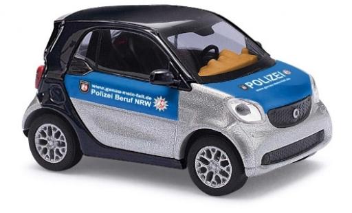 Modelauto Smart ForTwo Livree Flotte Politie 2014 1/87 Busch