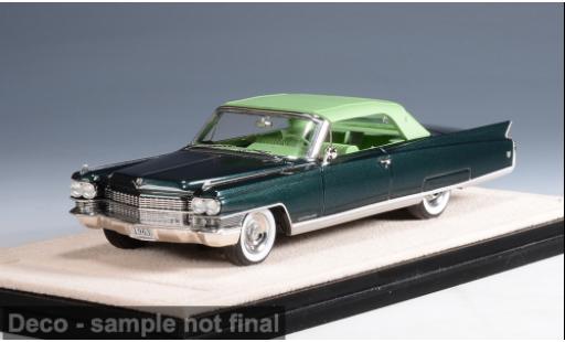 Modelauto Cadillac Eldorado Biarritz groen/groen 1963 1/43 Stamp Models