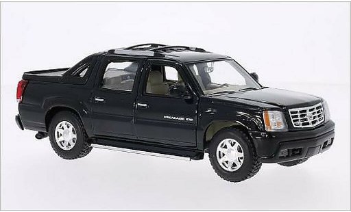 Cadillac Escalade pickup 1/24 Welly EXT zwart 2002 modelauto
