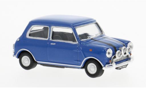 Modelauto Mini Cooper Base blauw/zwart 1/43 Cararama