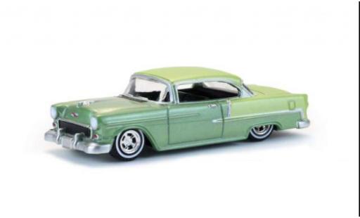 Modelauto Chevrolet Bel Air Coupe - Lowrider groen/groen 1956 1/64 Greenlight