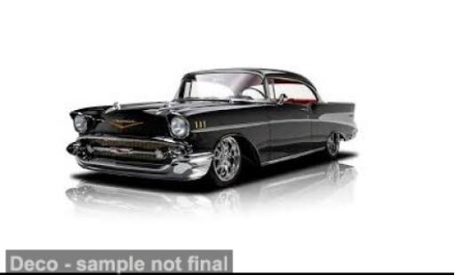 Modelauto Chevrolet Bel Air Coupe zwart 1957 1/18 Maisto