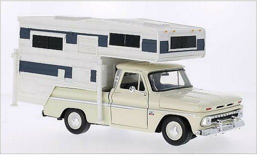 Chevrolet C-10 Pickup 1/24 Motormax Custom beige modelauto