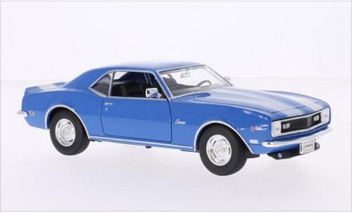 Chevrolet Camaro Z28 1/24 Welly blauw/wit 1968 modelauto