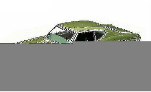 Chevrolet Chevelle tuning 1/64 Greenlight Copo groen 1969 modelauto