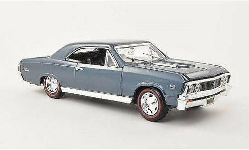 Chevrolet Chevelle SS 1/18 Motormax 396 grijs-blauw 1967 modelauto