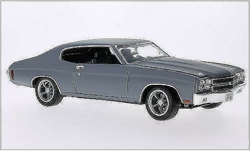 Chevrolet Chevelle SS 1/18 Greenlight mat-grijs 1970 modelauto