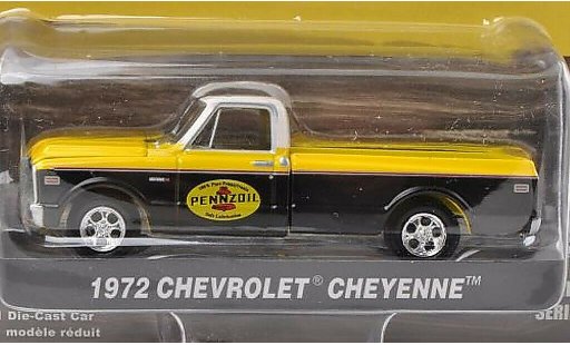 Chevrolet C-10 Pickup 1/64 Greenlight Cheyenne Pennzoil 1972 modelauto