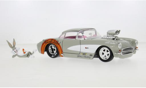 Modelauto Chevrolet Corvette Convertible (C1) 1957 Looney Tunes - Bugs Bunny Jada 1/24 Jada Toys