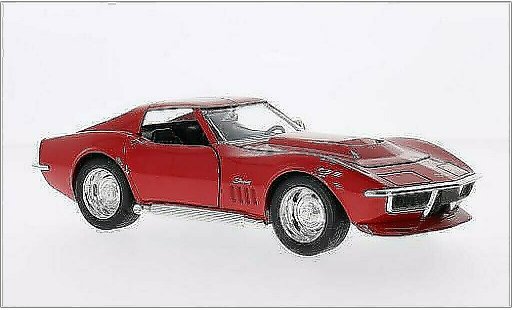 Chevrolet Corvette Stingray 1/24 Jada Toys C3 rood 1969 modelauto