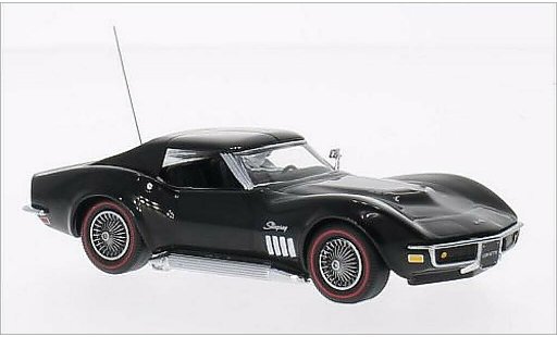 Chevrolet Corvette Coupe 1/43 Vitesse C3 zwart 1969 modelauto