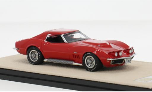 Modelauto Chevrolet Corvette course L88 rood 1969 1/43 Stamp Models