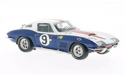 Chevrolet Corvette course 1/43 Spark C2 No.9 24h Le Mans 1967 /D.Guldstrand modelauto