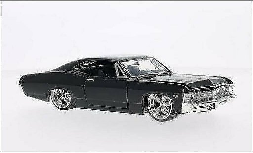 Chevrolet Impala tuning 1/24 Jada Toys SS zwart 1967 modelauto