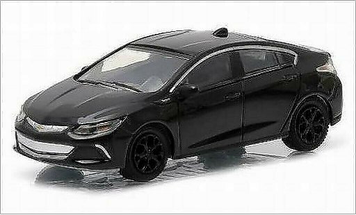 Chevrolet Volt hatchback 1/64 Greenlight zwart 2016 modelauto
