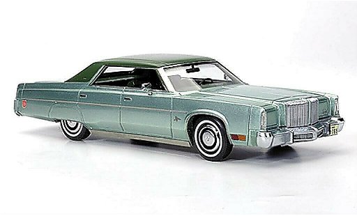 Chrysler Imperial Sedan 1/43 Neo grijsgroen/groen 1975 modelauto