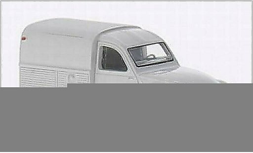 Citroen 2CV Fourgonnette 1/87 Brekina AZU grijs modelauto