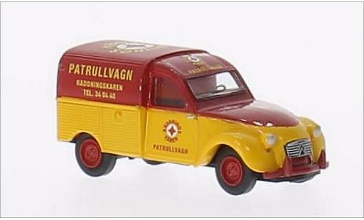 Citroen 2CV Fourgonnette 1/87 Brekina AZU Patrullvagn (S) modelauto