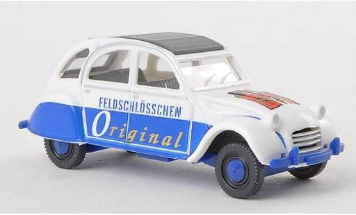 Citroen 2CV Berline 1/87 Wiking Feldschlosschen Original modelauto