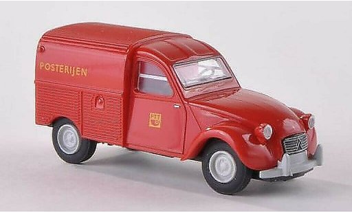 Citroen 2CV Fourgonnette 1/87 Brekina bestelwagenente Posterijen (NL) modelauto