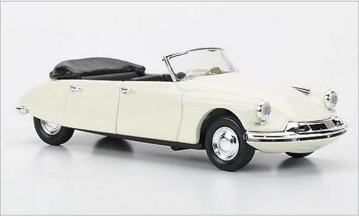 Citroen DS 19 1/43 Rio Cabriolet Reutter 4-Turer wit 1960 modelauto