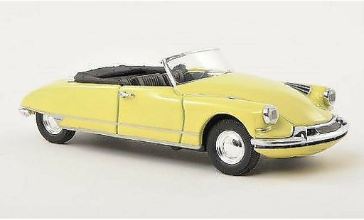 Citroen DS 19 1/43 Rio Cabriolet Usine geel 1961 modelauto