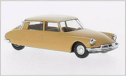 Citroen DS 19 1/87 Busch bruin/beige modelauto