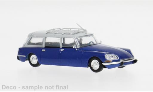 Modelauto Citroen DS Break Stationwagen blauw 1967 1/87 Brekina