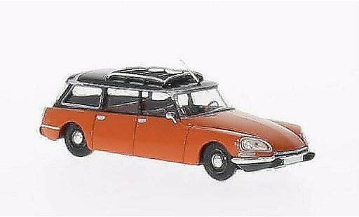 Citroen DS Break 1/87 Brekina Stationwagen oranje/zwart modelauto