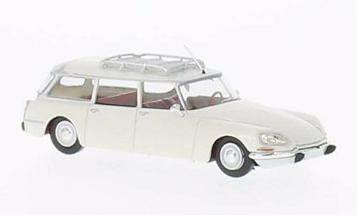 Citroen DS Break 1/87 Brekina Stationwagen wit modelauto