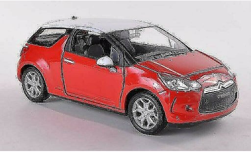 DS Automobiles DS3 Berline 1/24 Welly rood/wit modelauto