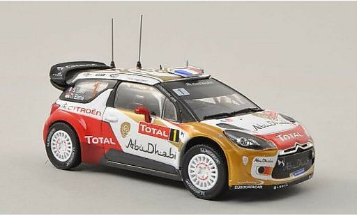 DS Automobiles DS3 WRC 1/43 Norev No.1 Abu Dhabi / Total Rally Monte Carlo 2013 /D.Elena modelauto
