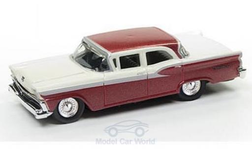 Modelauto Ford Fairlane Berline metallic rood/beige 1959 1/87 Classic Metal Works
