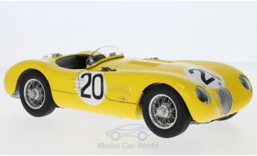 Modelauto Jaguar C-Type Course RHD No.20 Racing Team 24h Le Mans 1953 R.Laurent/C.de Tornaco 1/18 CMC