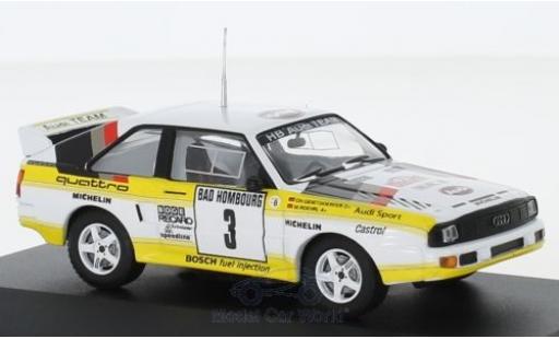 Modelauto Audi Sport Quattro rallye No.3 HB Team HB Rally WM Rally Monte Carlo 1985 met Decals W.R&Atilde;&para;hrl/C.Geistd&Atilde;&para;rfer 1/43 CMR