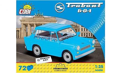 Modelauto Trabant 601 Base blauw Bausteine Anzahl le Bl&Atilde;&para;cke: 72 1/35 Cobi