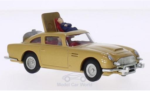 Modelauto Aston Martin DB5 james bond gold RHD met 2 Figuren en Funktionen ca. 10 cm lang 1/0 Corgi