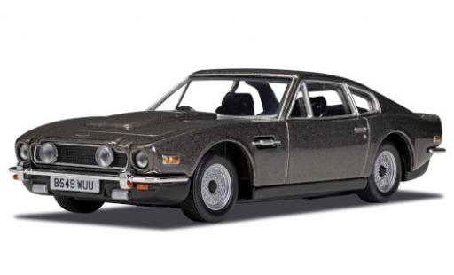 Modelauto Aston Martin V8 vantage metallic grijs RHD James Bond 007 No Time To la 1/36 Corgi