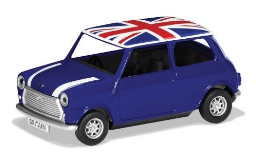 Modelauto Mini Cooper Base blauw/wit RHD Union Jack Best of Britannique 1/36 Corgi